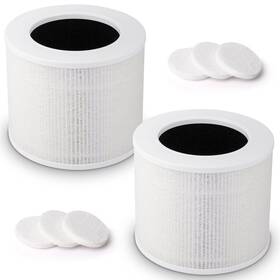Ucoolbe 768472576057 2-pack Core Mini Replacement Filter For Levoit Air Purifiers H13 T