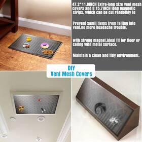 Us 313109810884 2pack 1200x300mm Diy Floor Vent Covers Customized Size Magnetic Pvc Mesh Air