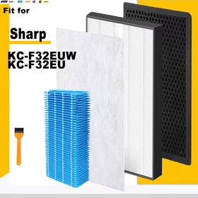Fz-f30dfe Usa-viralfinds Kc-f32euw Hepa Filter Fz-f30hfe Carbon For Sharp Air Purifier K