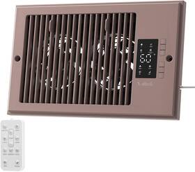 Vallisco 726084078994 Register Booster Fan 6 Inch X 10 With Negative Ion Manual Airflow Direction Contro