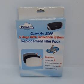 Vapor Eze 015715011104 Clean Air 5000 5 Stage Hepa Purification System Replacement Filter