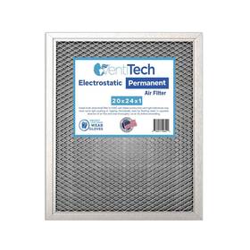Venti Tech 850014528522 20x24x1 Washable Electrostatic Air Filter. Reusable Hvac And Furnace