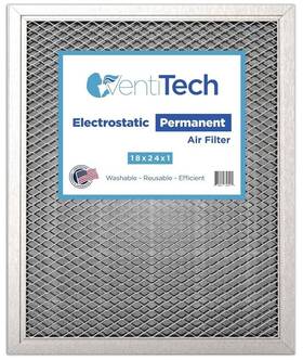 Ventitech 850014528003 Eco-friendly 18x24x1 Washable Air Filter - Enhance Hvac Efficiency And Quality