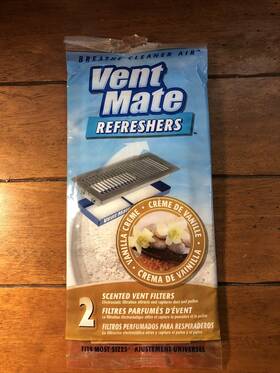 Ventmate 775708004451 Vent Mate Scented Air Filters 2 Pack Vanilla Cr Me 2008 New Sealed