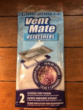 Ventmate 775708004475 Vent Mate Scented Air Filters 2 Pack Lilac Lavender 2012 New Sealed