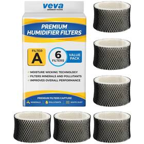 Hwf62 Veva 853460008440 6 Pack Premium Humidifier Filters Replacement For Holmes Filter A Hwf