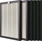 Veva 9000 Premium Hepa Replacement Filter 2 Pack Including 4 Carbon Pre Filters