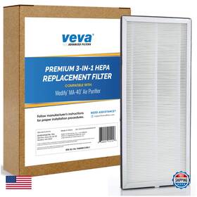 Veva B08rqtcwc8 Hepa Filter Replacements Compatible Medify Ma-40 Home Air Purifier