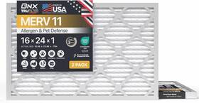 Sen-05 Vevor Bnx Trufilter 16x24x1 Air Filter Merv 11 2-pack - Made In Usa Allergen
