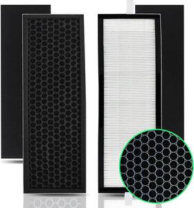 Tf-60 Vnaf93 739597538183 2 Pack Hepa Filter With Carbon Pre-filter For Alen T500 Air Purifier / Tf