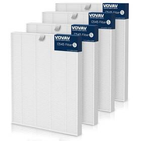 C545-4p Vovav 4 Pack C545 True Hepa Replacement Filter S Compatible With Winix Replac