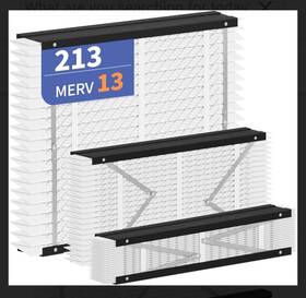 221133-222 Voyar 2 Merv 13 Furnace Filter Compatible With Aprilaire 213 Models 20x25x4 Pack
