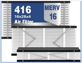 Ypt-413-1 Voyar 2-pack 416 Filter Replacement For Aprilaire 410 1610 2410 2416 3410