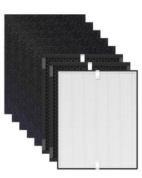 3000pro Waugodd Af-3000 8-pack 3000 Replacement Filters For 3000/3000m/3000pro Air Purifier