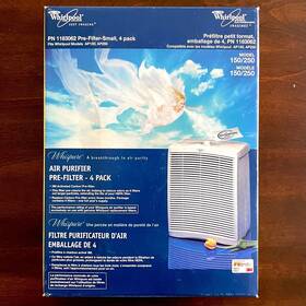 1183062 Whirlpool Carbon Pre-filter Air Purifier Ap150 Ap250 4-pack New