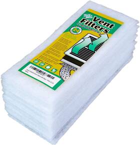 Winston Brands 445032685666 Dust Control Vent Filters Pack Of 24 Air 4 Inch X 10