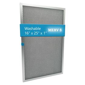 M162501m8 Wioair Washable Electrostatic Furnace Air Filter Merv 8 16 Inch X 25 1 Aluminum Reusa