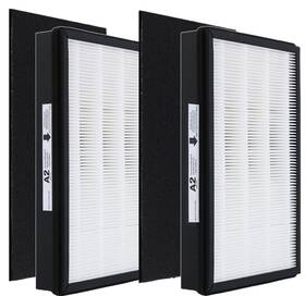 Wocase 718879960102 A2 Size H13 True Hepa Replacement Filter Compatible With Filtrete Room Air P