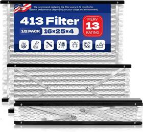 Xfiber 781103269005 2-pack 413 Replacement Air Filter Compatible With Aprilaire Merv 13 Purifie