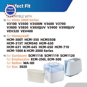 Ximoon 710525816573 Vicks Kaz Starry Night Humidifier Filter Replacement 4 Pack Compatible