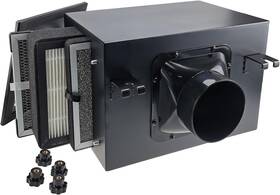 Gl150-x Ziyucool 6 Inch Fresh Air Intake Inline Filter Box 3-stage Hepa Carbon Hvac System