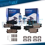 Front Rear Ceramic Brake Pads For 2007 - 2017 Toyota Avalon Camry ES300H ES350. Fixed Price $62.20.