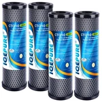 Whole House Cto Carbon Water Filter Cartridge Micron 2.5" X 10" 4PCS. Fixed Price $30.39.
