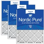 Nordic Pure Merv 12 Pleated Furnace Air Filters 20X25X1 Pack Of 3. Fixed Price $60.59.