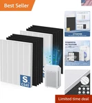 Complete Air Filtration Solution: 2 C545 Hepa Filters + 8 Carbon. Fixed Price $52.99.