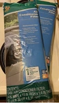 Duck Replacement Air Conditioner Foam Filters. 24" X 15" 1/4" - Two Pack.. Fixed Price $20.00.
