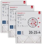 20X25X4 Merv 12, Furnace Air Filter, Pack (CF200A1016-3PKAM) (actual Dimens. Fixed Price $193.99.