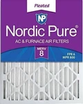 Nordic Pure 20" X 5" Replacement Merv 8 Air Filter (1-PACK). Fixed Price $38.00.