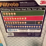 Filtrete 14X20X1, Furnace Air Filter, Mpr 1500, Healthy Living Pack, New!. Fixed Price $24.92.