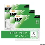 Standard Pleated Furnace Air Filter Fpr 5, (3-PACK). Fixed Price $18.53.