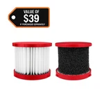 Milwaukee M18/M12 Hepa Wet/dry Vacuum Filter (2-PACK). Fixed Price $23.95.
