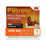 3M Filtrete Allergen Defense Micro Particle Reduction Filter 12" X 1" New. Fixed Price $19.99.