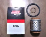 Baldwin Filters PF224 Fuel FILTER,2-15/32 X 1-7/8 Eq: Ensign 6261B. Fixed Price $11.38.