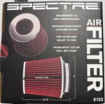 Spectre Performance High Flow Air Filter 8132 Red - New. Fixed Price $24.88.