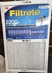 Filtrete Mpr 2200 Premium Allergen & Home Pollutant 16"X 25"X 1" Hvac Air Filter. Fixed Price $23.00.
