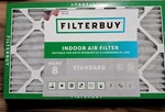(4-PACK) 12X20X1 Air Filter Standard Pleated Furnace. Fixed Price $19.99.