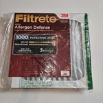 2-PACK 3M Filtrete 12X12X1 Micro Allergen Defense Air Filter Mpr 1000 New Seal. Fixed Price $23.74.