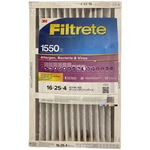 Filtrete Allergen Reduction Filter, 1500 Mpr, Merv 12, 16"X25"X4", Pack. Fixed Price $59.89.