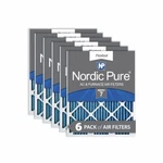Nordic Pure 16X16X1 Merv 7 Pleated Furnace Air Filters, Pack. Fixed Price $46.99.