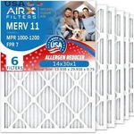 14X30X1 Merv 11 Air Filter Enhanced Filtration Hvac Furnace Dust Pollen Smoke. Fixed Price $79.64.