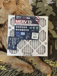 Merv 13 Electrostatic Air Filters 6-PACK Protect Against Allergens & Bacteria. Fixed Price $84.99.