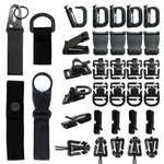 34 Pcs Molle Accessories Kit, Tactical Gear Organization Clip For Webbing Strap. Fixed Price $20.95.