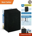 Air Purifier Replacements - 6 Precut Carbon Filters For Honeywell Devices. Fixed Price $32.39.