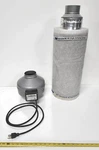 Phresh In-line Premium Carbon Filters Removal Hydro Grow Room W/ Vortex Blower. Fixed Price $150.00.