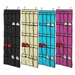 20 Pocket Over The Door Shoe Organizer Space Saver Rack Hanging Storage Hanger. Fixed Price $8.84.