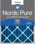 Nordic Pure 16X20X4 Merv 7 Pleated Furnace Air Filters Pack. Fixed Price $41.19.